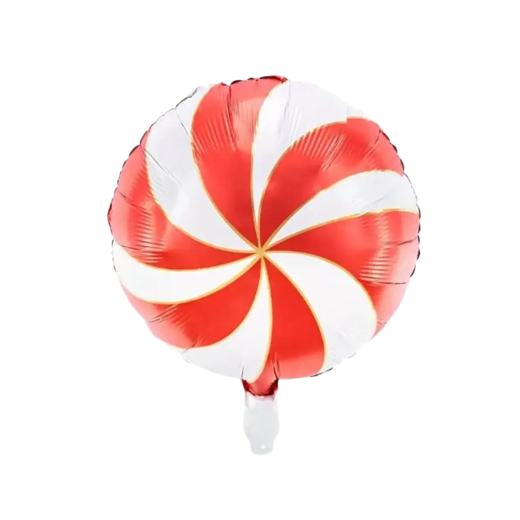 Palloncino "Candy" metallico - Alluminio - Rosso - 35cm