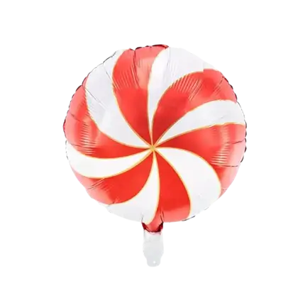 Palloncino Candy metallico - Alluminio - Rosso - 35cm