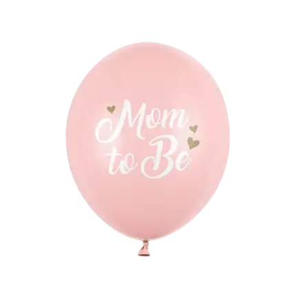 Set 6 Palloncini Rosa Mum To Be - 30cm