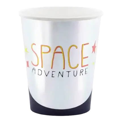 Set di 6 Tazze - Space Party - 200ml