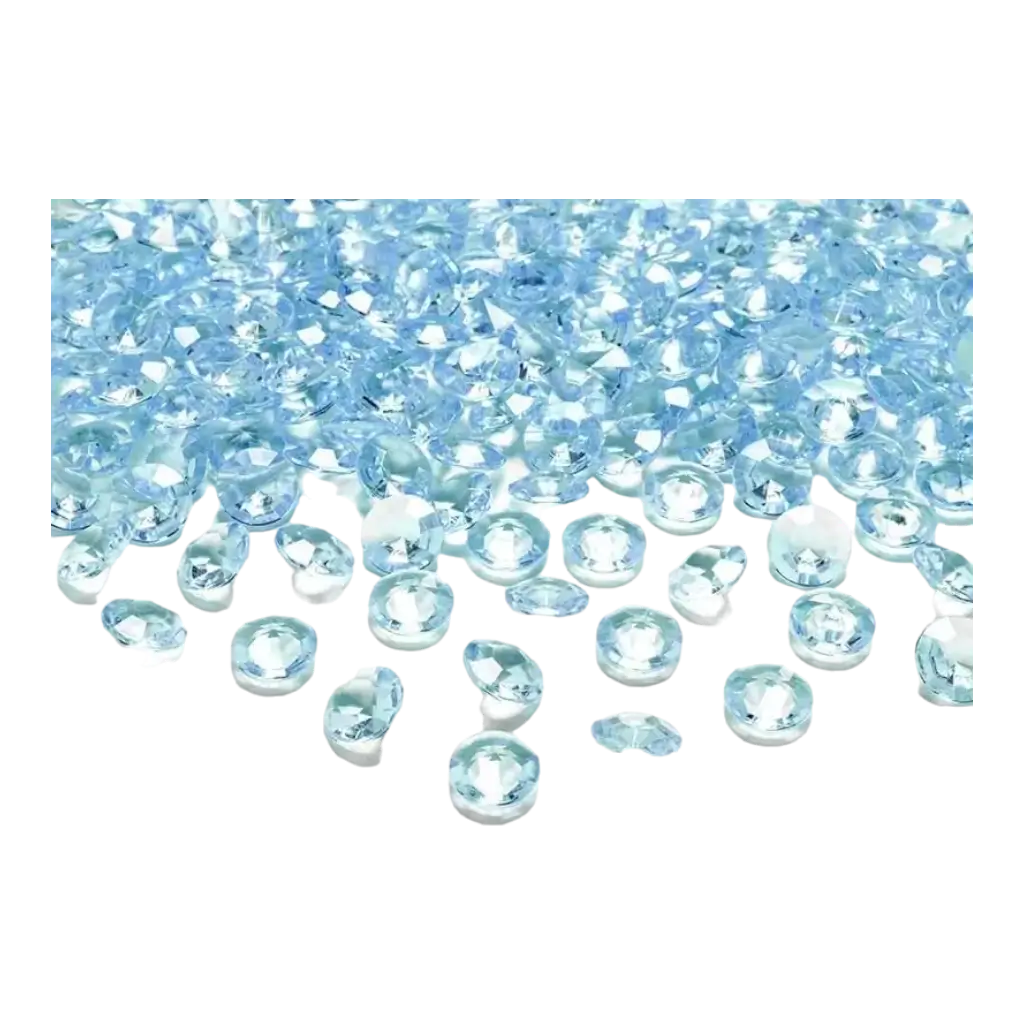 Coriandoli di diamanti - Turchese - (set di 100)