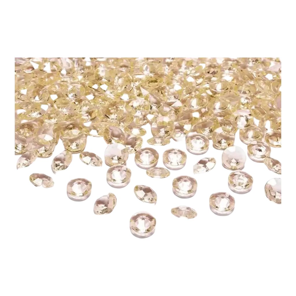Coriandoli di diamanti - Oro - (set di 100)
