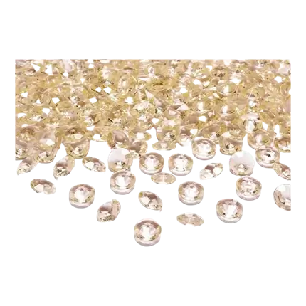 Coriandoli di diamanti - Oro - (set di 100)