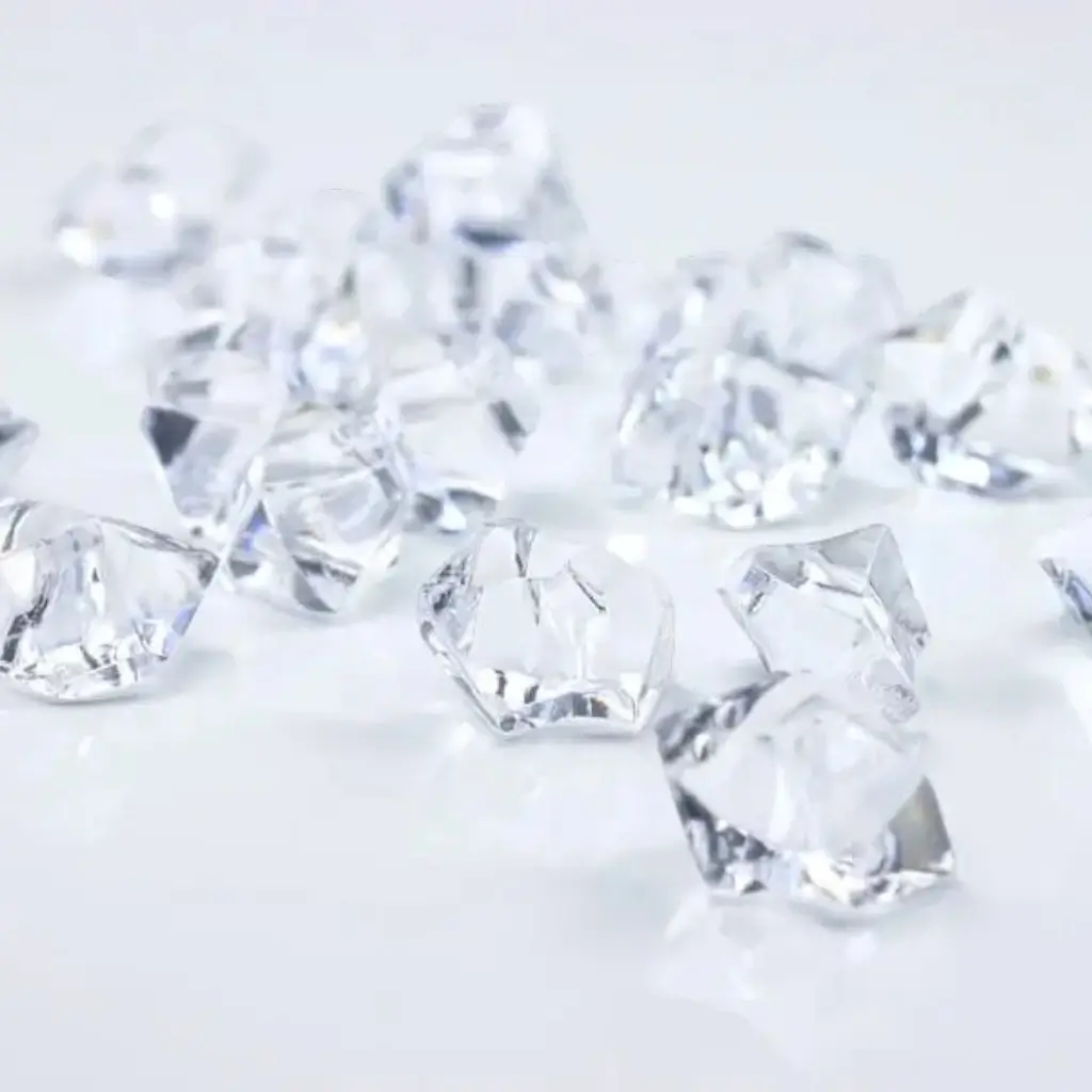 Coriandoli Crystal Stone - Trasparente - 25x21mm - Confezione da 50