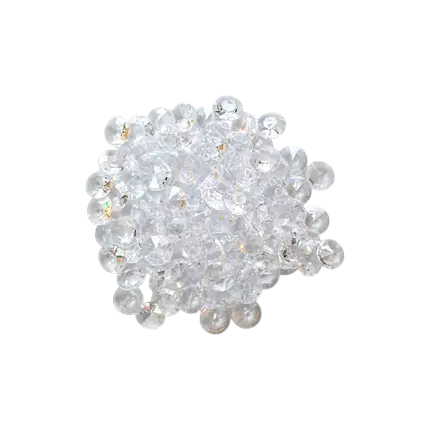 Coriandoli Crystal Stone - Trasparente - 25x21mm - Confezione da 50