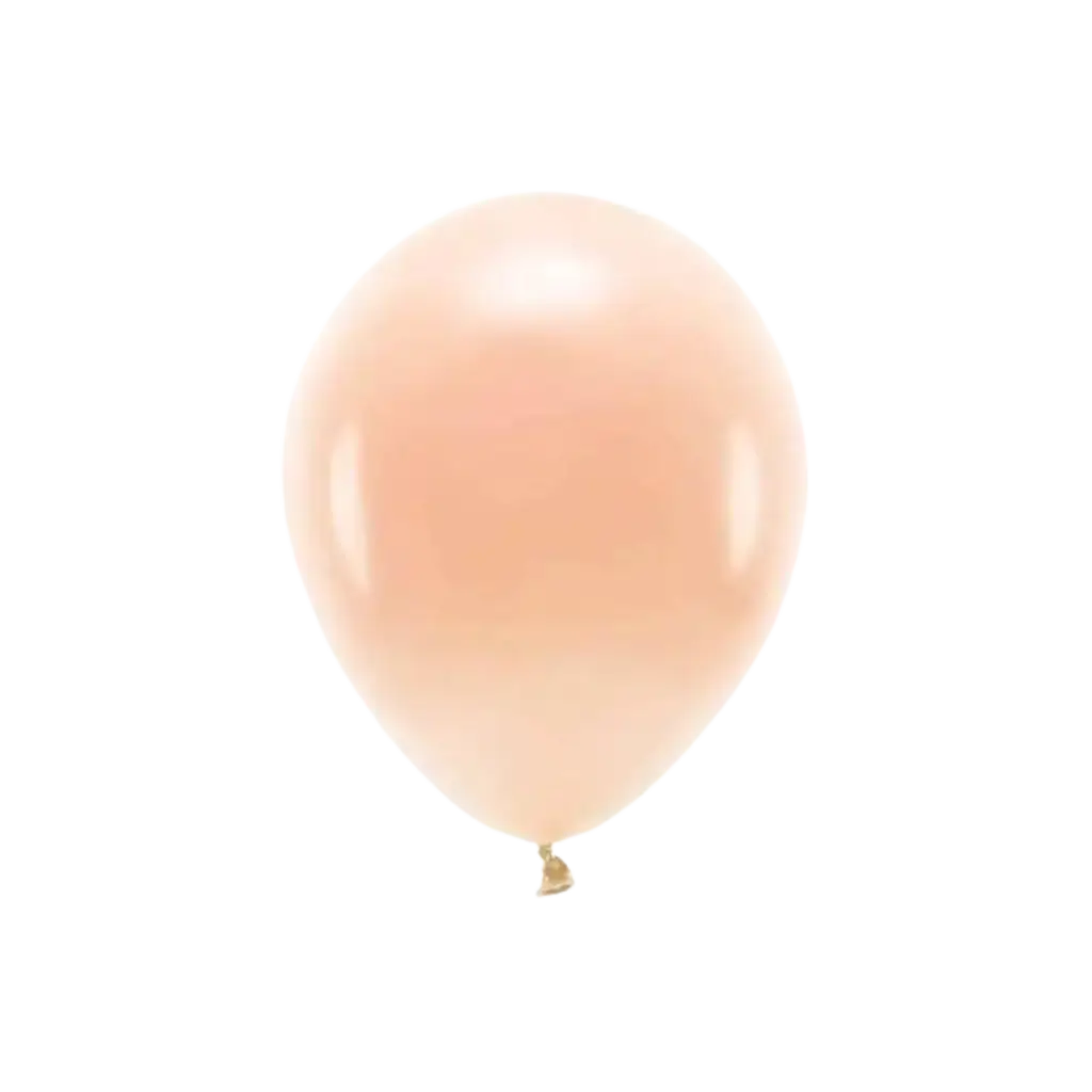 Set di 10 palloncini biodegradabili color pesca