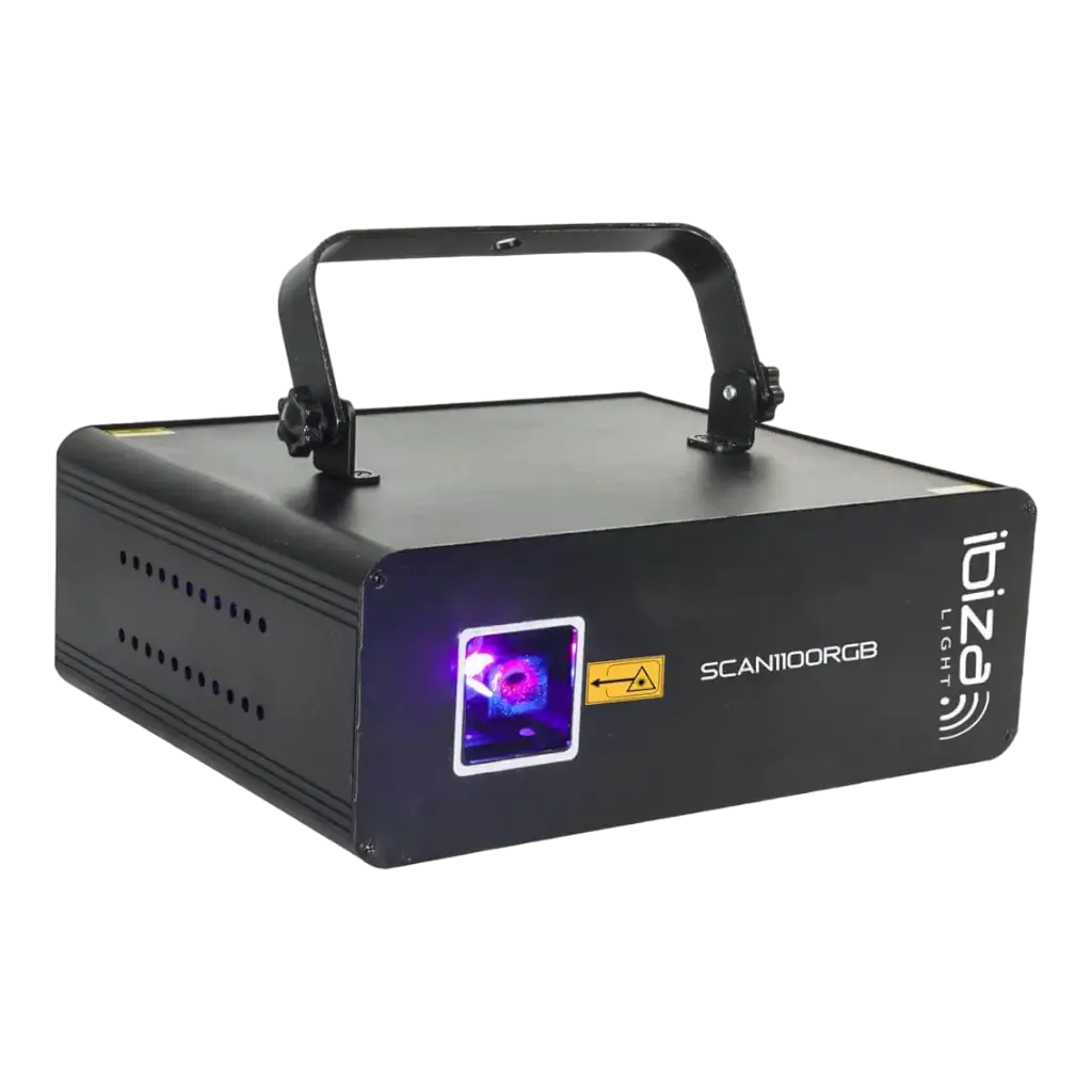 Laser di animazione RGB Ibiza Light SCAN1100RGB 1100mW