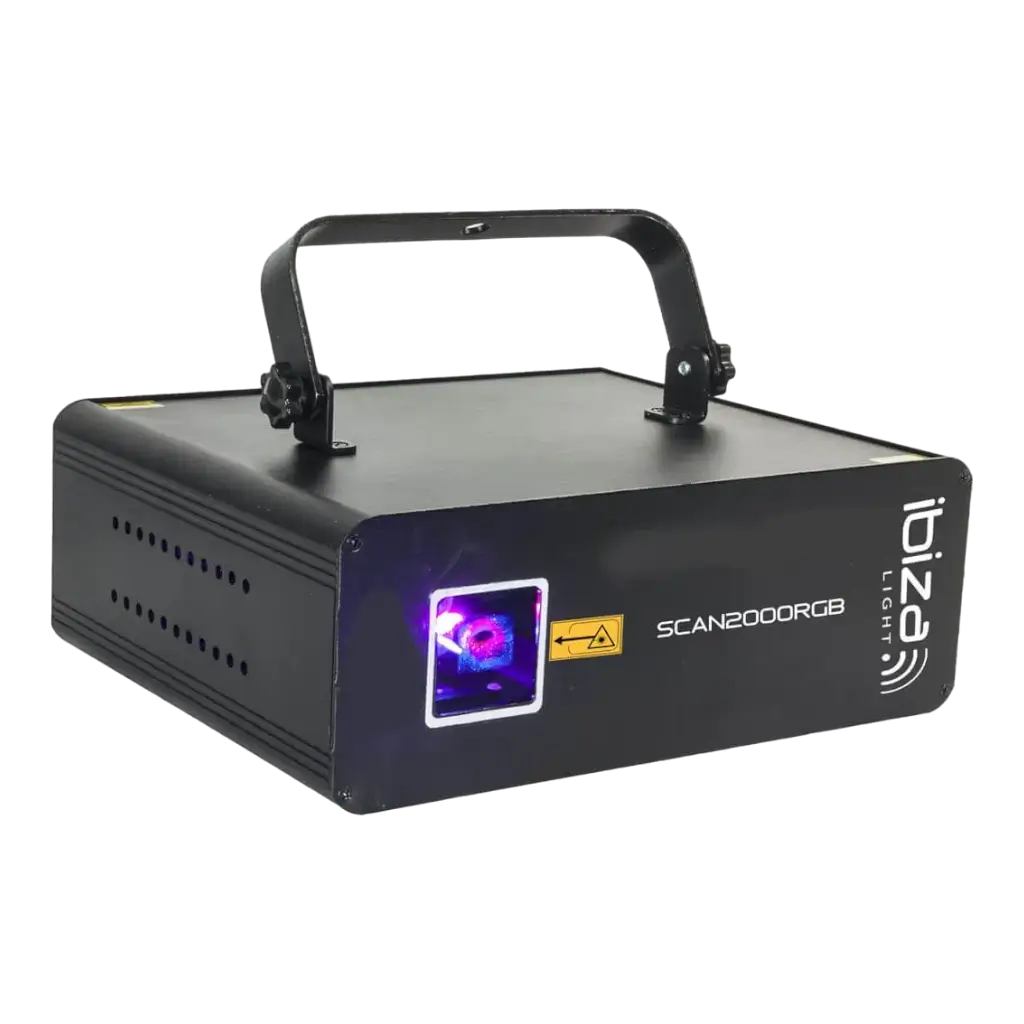 Laser per animazione RGB di Ibiza Light SCAN2000RGB 2000mW