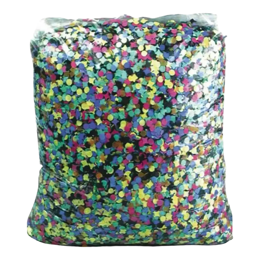 Sacchetto di coriandoli multicolore 100gr 