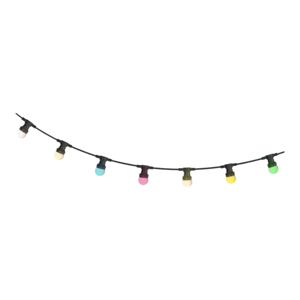 LEDSTRING-COLOR Filo di luci da 10 m con 20 LED colorati