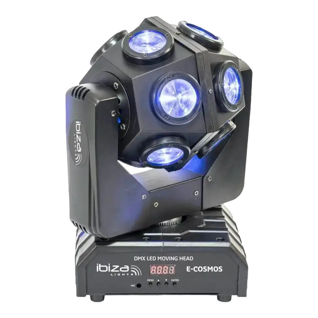 Soffiatore DMX E-COSMOS 4 in 1 a LED in stile retrò