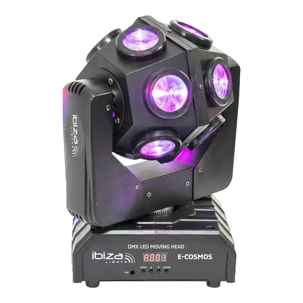 Soffiatore DMX E-COSMOS 4 in 1 a LED in stile retrò