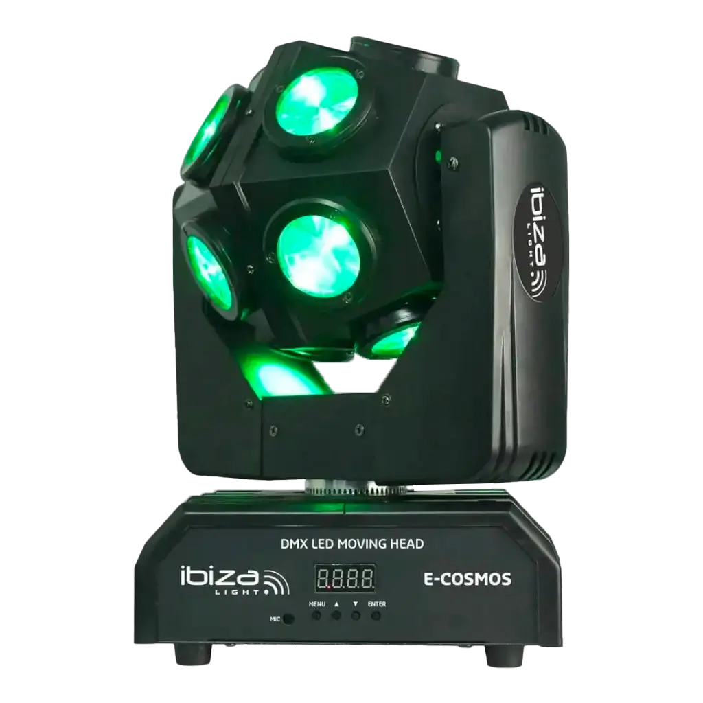 Soffiatore DMX E-COSMOS 4 in 1 a LED in stile retrò