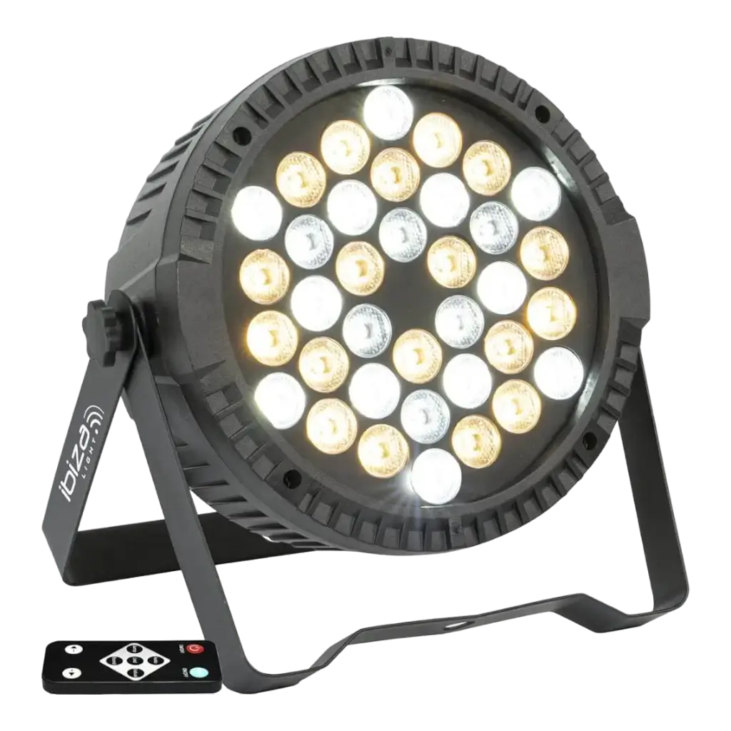 Proiettore Flat 36 LED PAR Bianco caldo/freddo