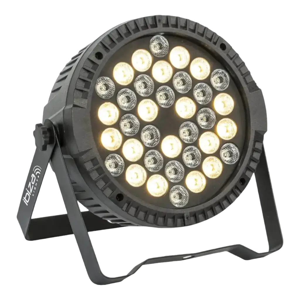 Proiettore Flat 36 LED PAR Bianco caldo/freddo