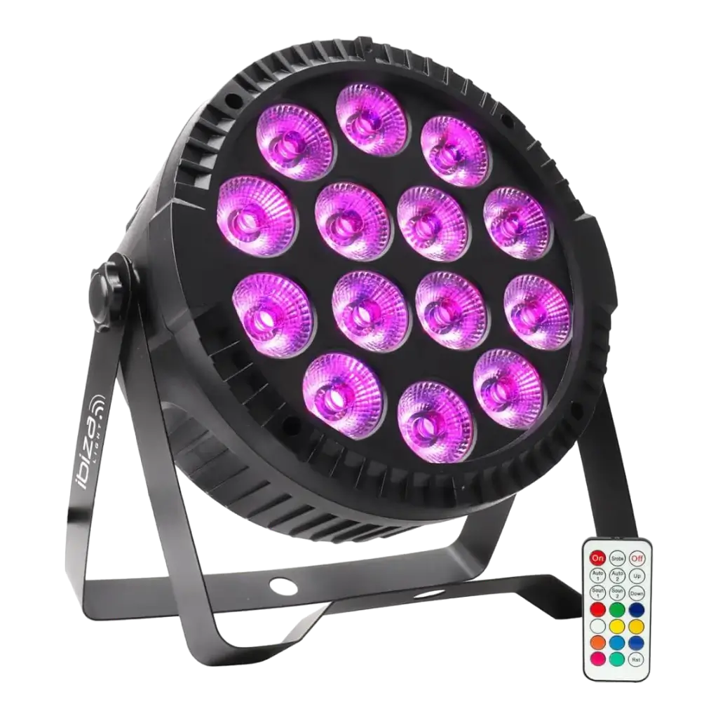 Proiettore PAR piatto a 14 LED RGBW
