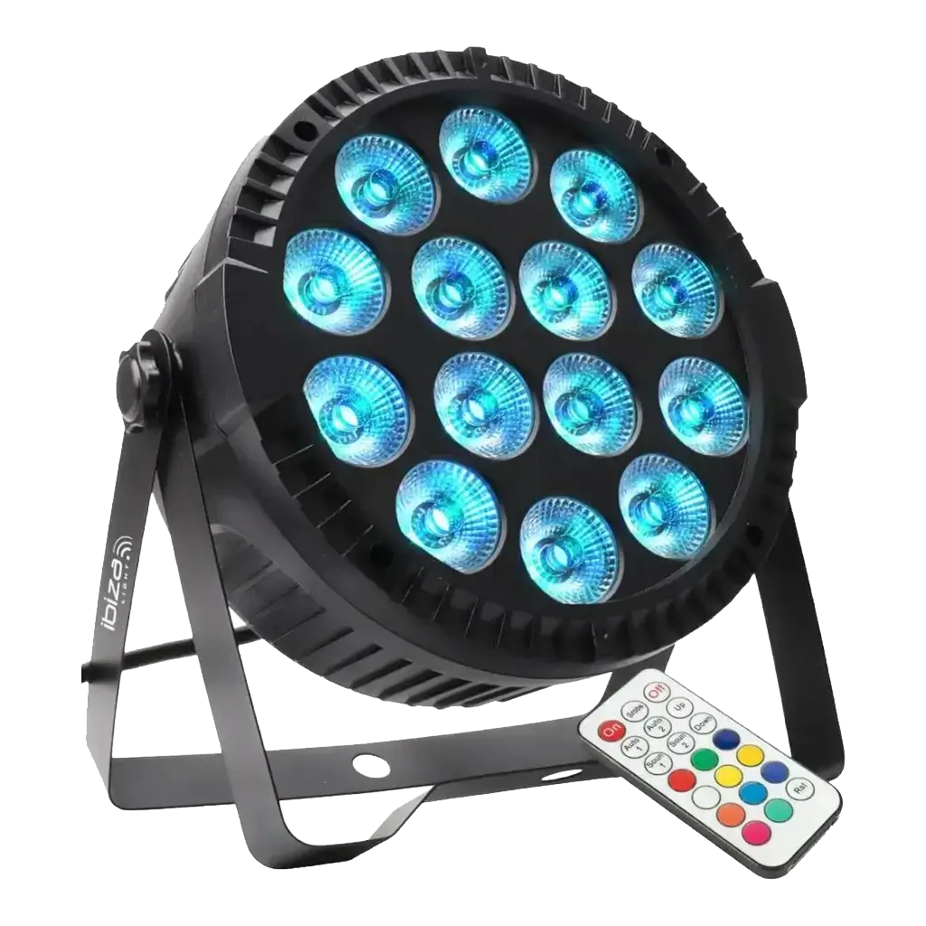 Proiettore PAR piatto a 14 LED RGBW
