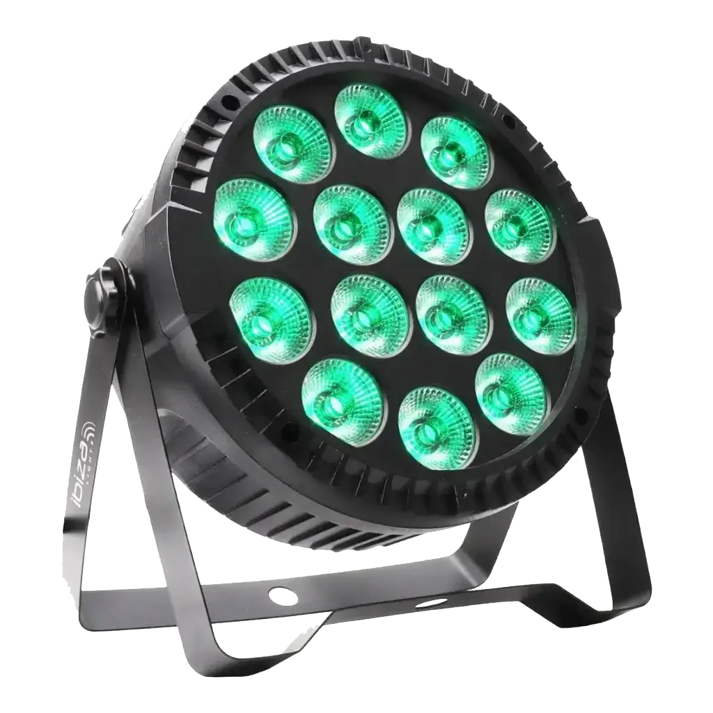 Proiettore PAR piatto a 14 LED RGBW
