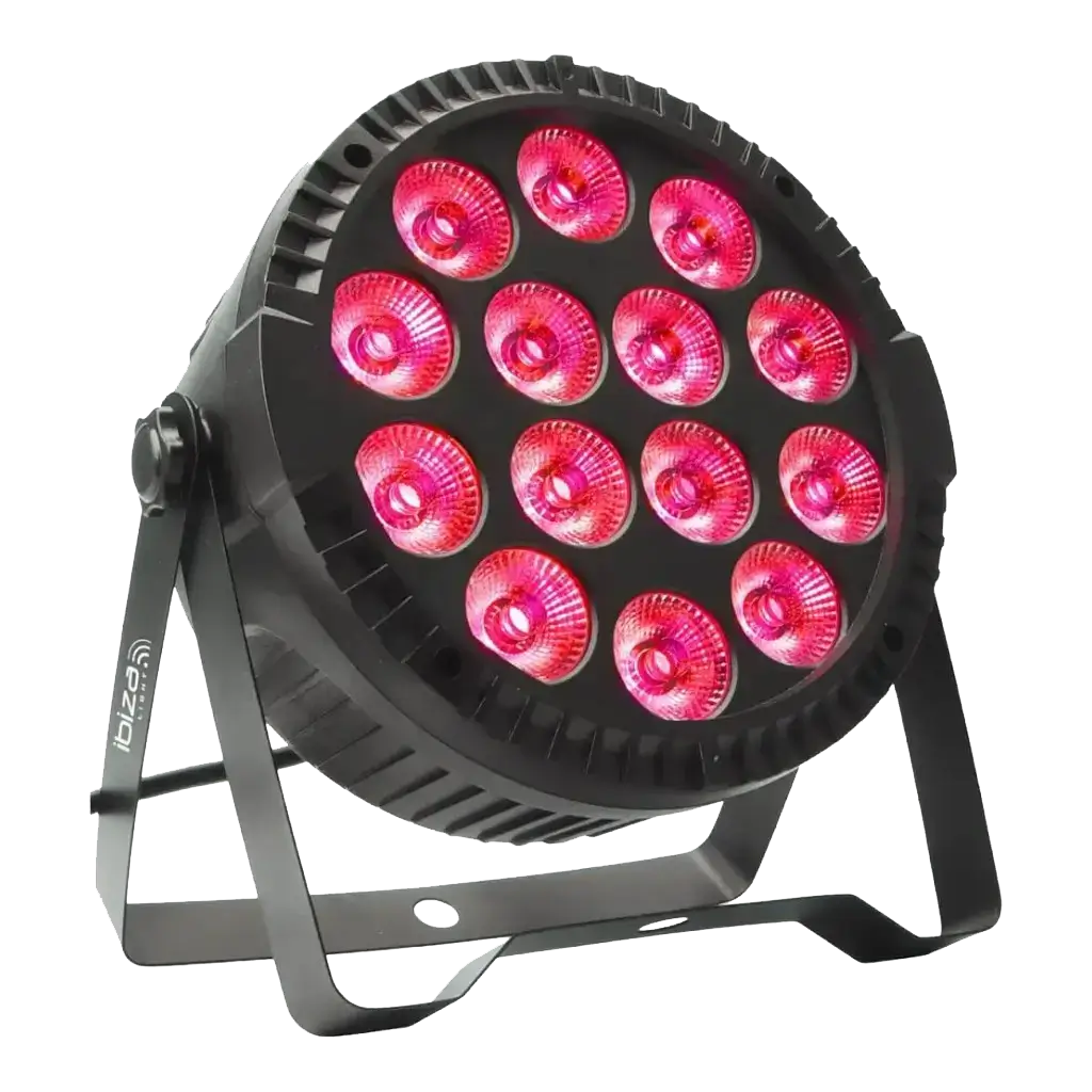 Proiettore PAR piatto a 14 LED RGBW