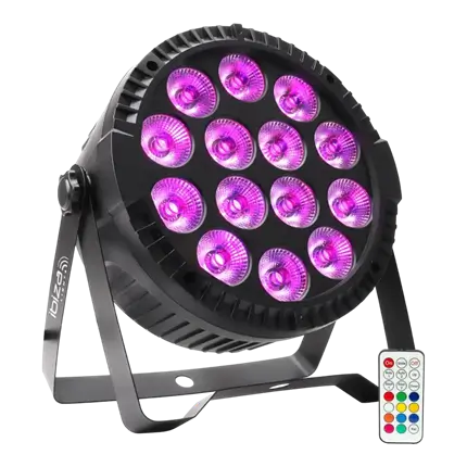 Proiettore PAR piatto a 14 LED RGBW