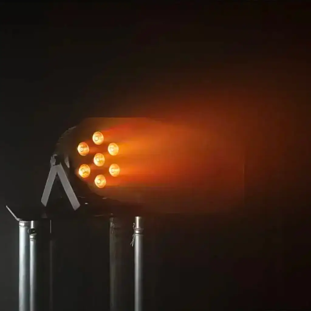Proiettore PAR piatto a 7 LED RGBW
