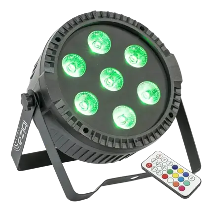Proiettore PAR piatto a 7 LED RGBW