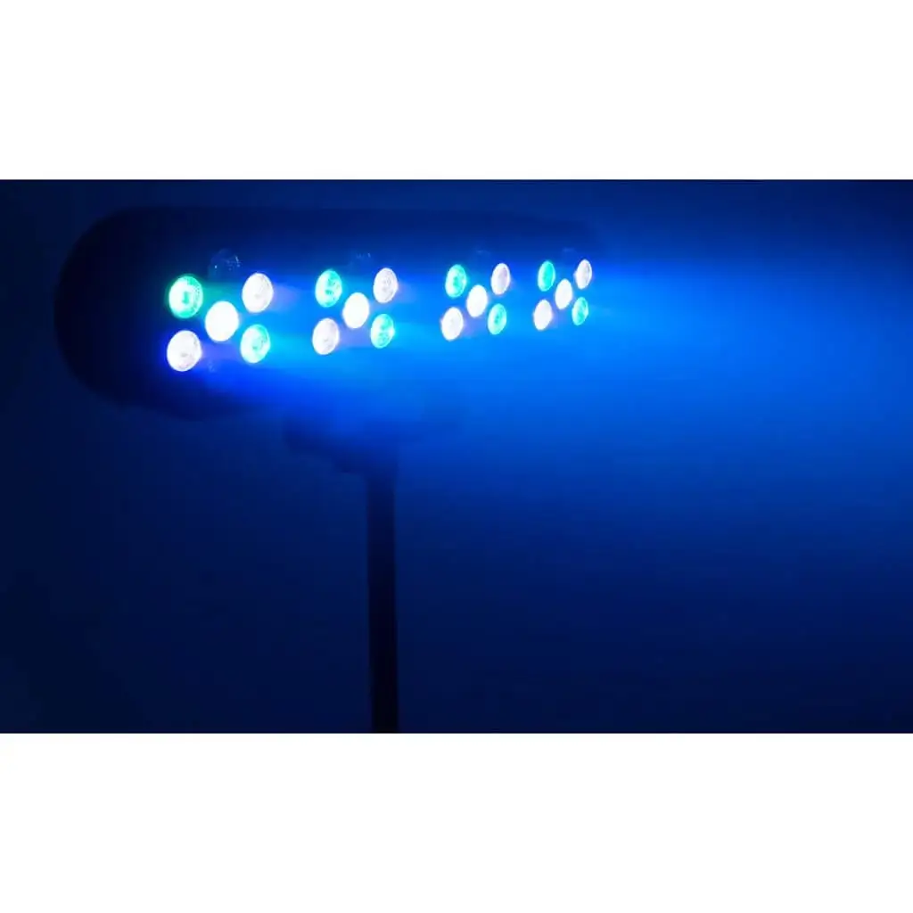 Effetto luce su stativo a LED 4 PAR con telecomando