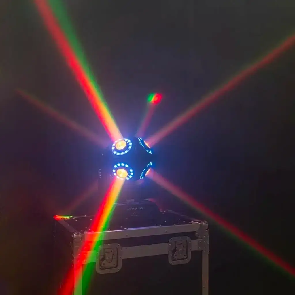 DMX SATURNE 4 in 1 Archi a LED con anelli luminosi