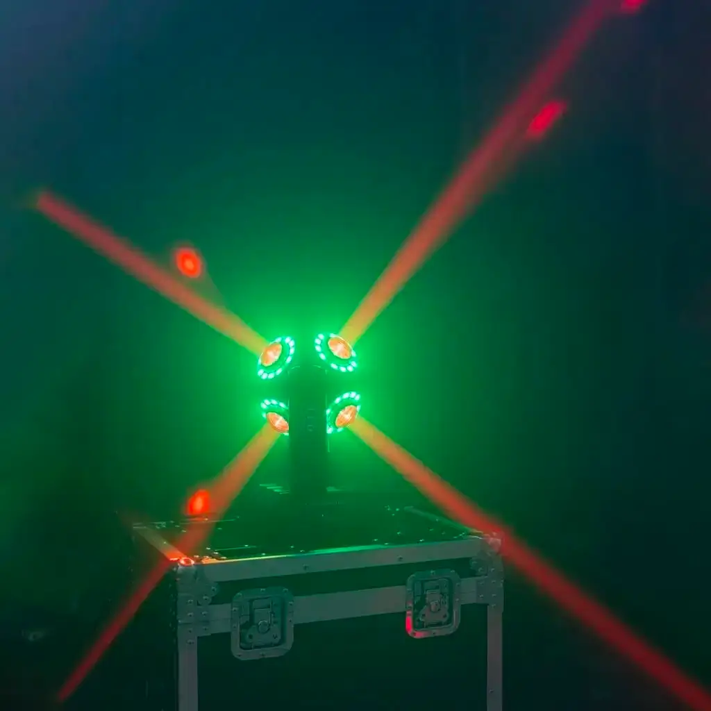 DMX SATURNE 4 in 1 Archi a LED con anelli luminosi
