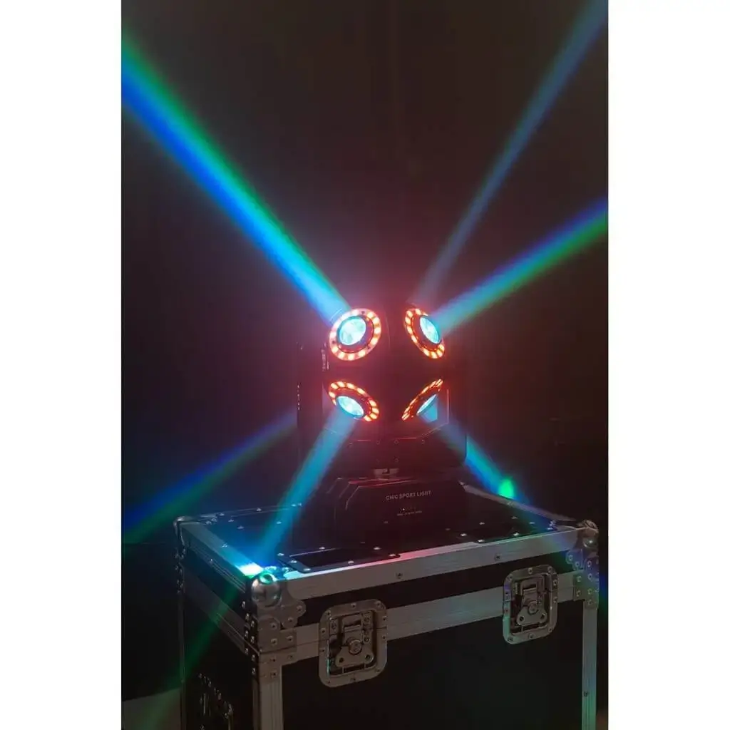 DMX SATURNE 4 in 1 Archi a LED con anelli luminosi