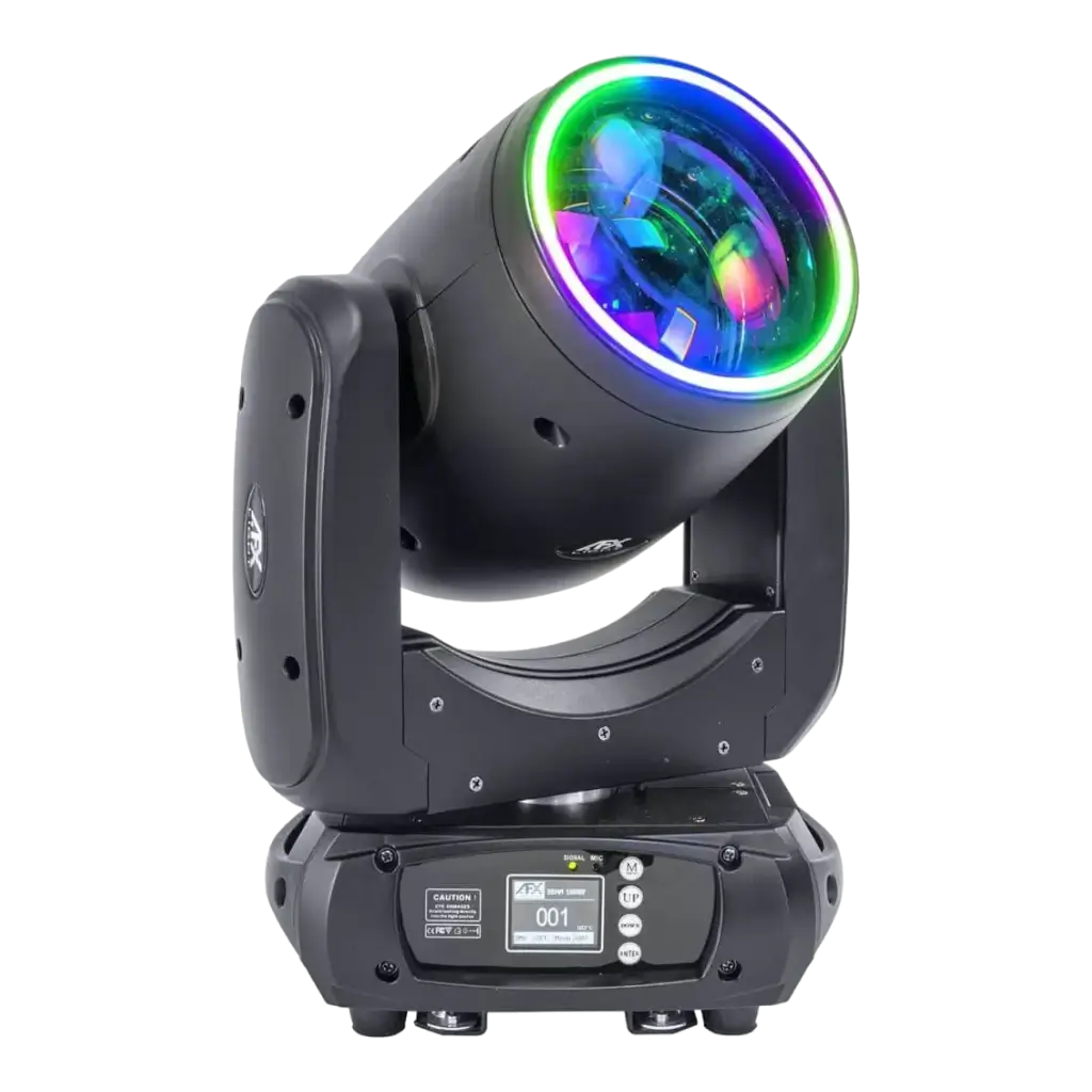 BEAM-100LED-MKII con doppio prime e anello luminoso