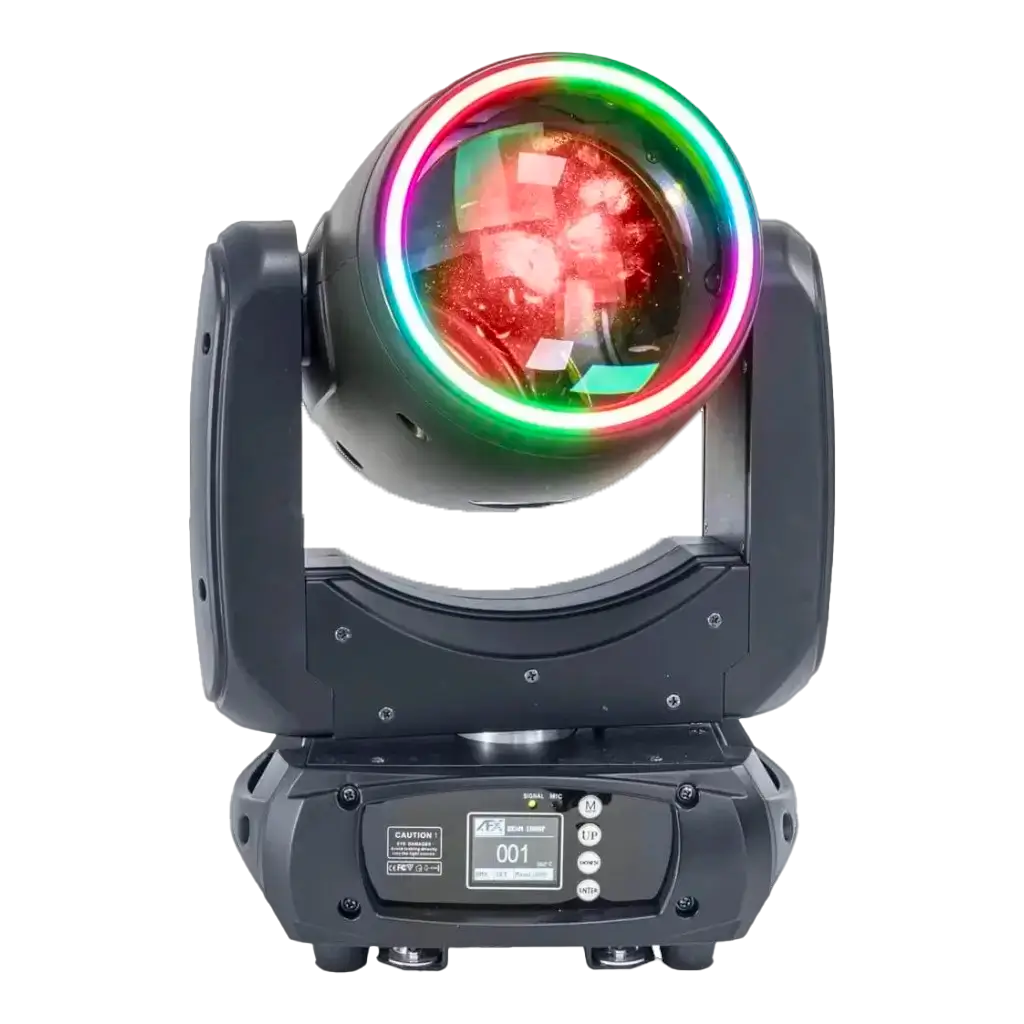 BEAM-100LED-MKII con doppio prime e anello luminoso
