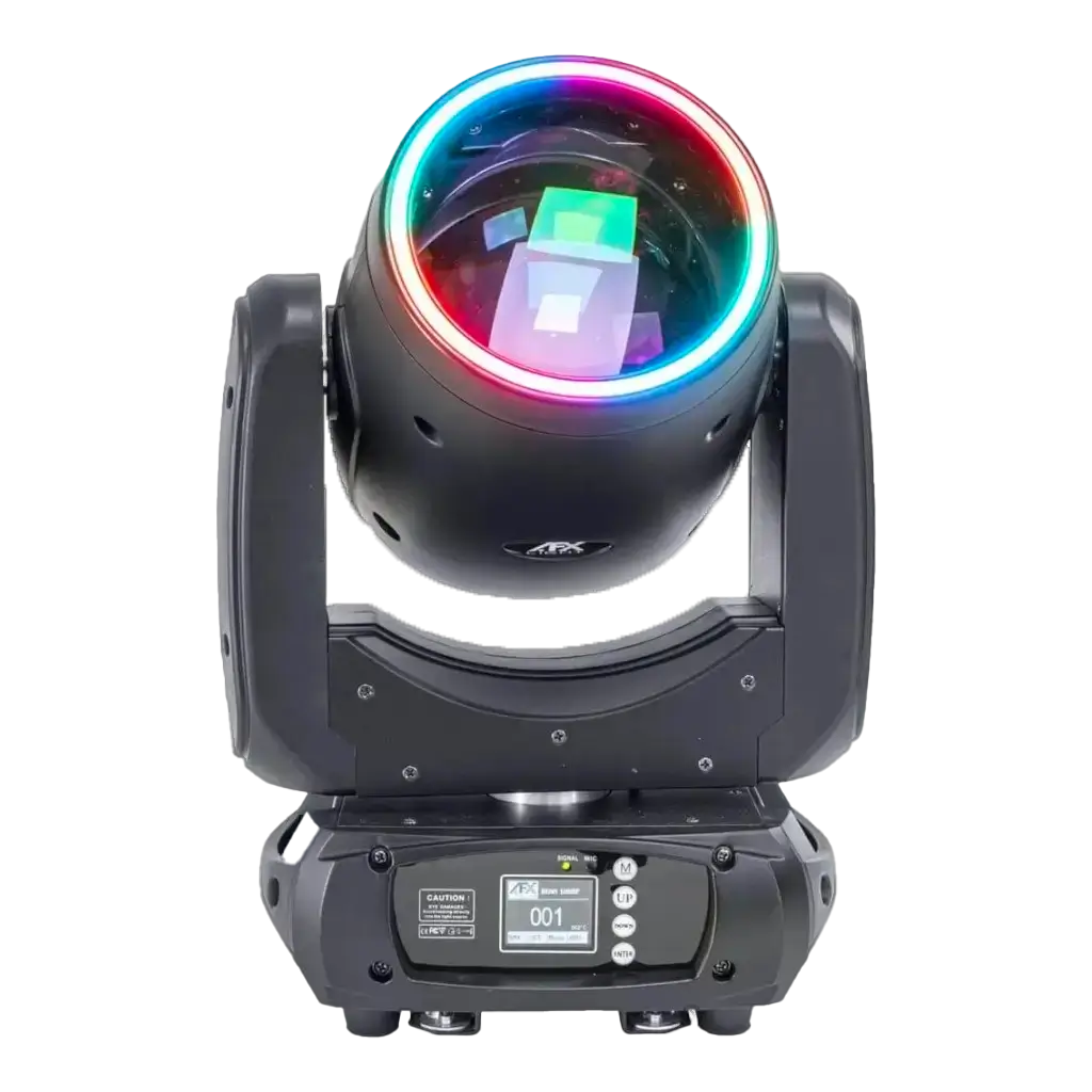 BEAM-100LED-MKII con doppio prime e anello luminoso