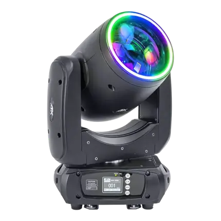 BEAM-100LED-MKII con doppio prime e anello luminoso