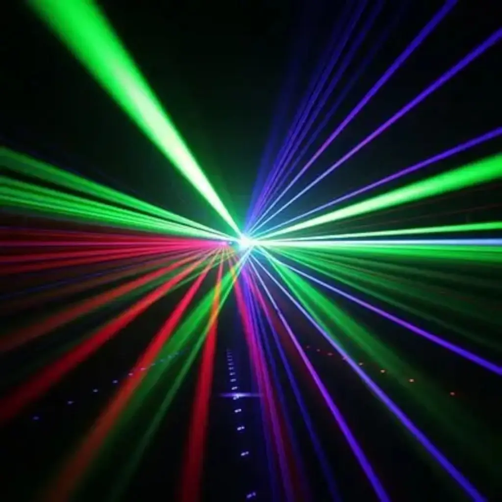 Laser e Gobo multipunto BoomTone DJ - Sei occhi RGB