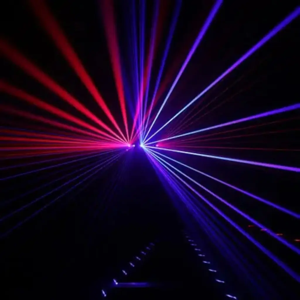 Laser e Gobo multipunto BoomTone DJ - Sei occhi RGB