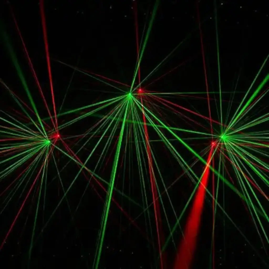Set di luci a effetto LED Mac Mah - MEGA UFO-LZR