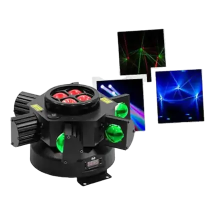 Set di luci a effetto LED Mac Mah - MEGA UFO-LZR