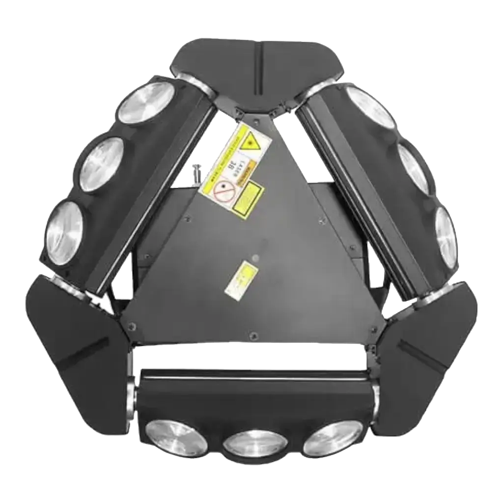 Set di luci LED Beam RGB e Laser Mac Mah - Pyramida-LZR