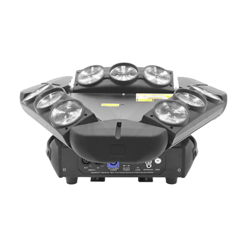 Set di luci LED Beam RGB e Laser Mac Mah - Pyramida-LZR