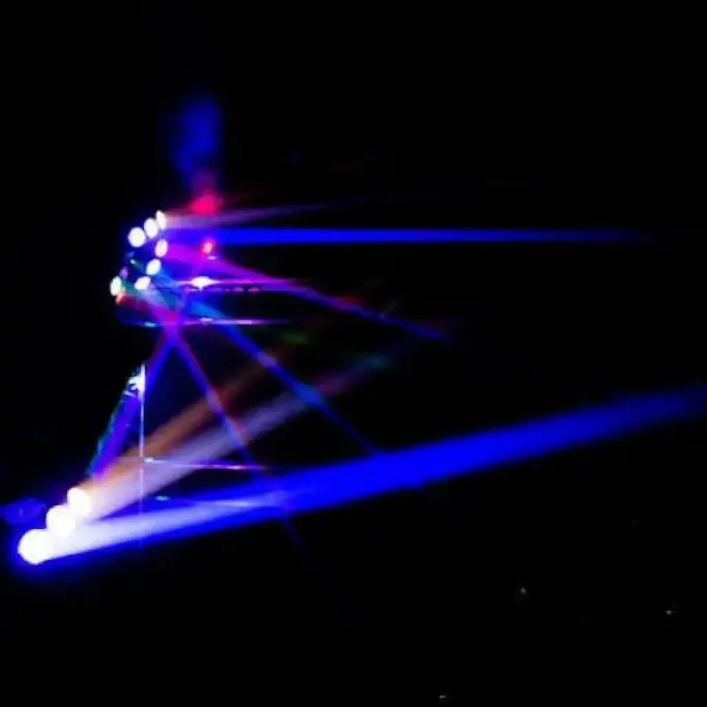 Set di luci LED Beam RGB e Laser Mac Mah - Pyramida-LZR