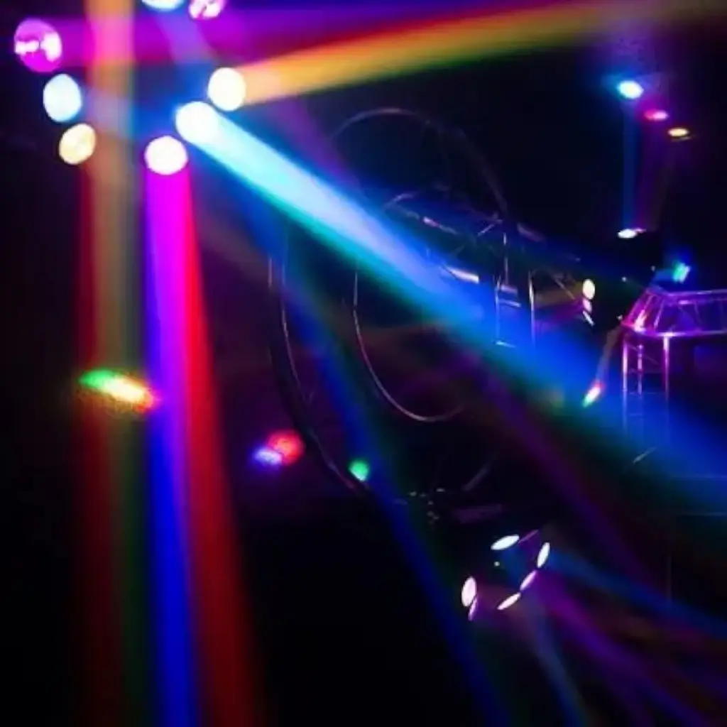 Set di luci LED Beam RGB e Laser Mac Mah - Pyramida-LZR