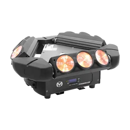 Set di luci LED Beam RGB e Laser Mac Mah - Pyramida-LZR
