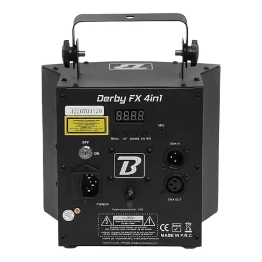 BoomTone DJ 4in1 Set di luci a effetto LED - DerbyFX 4in1