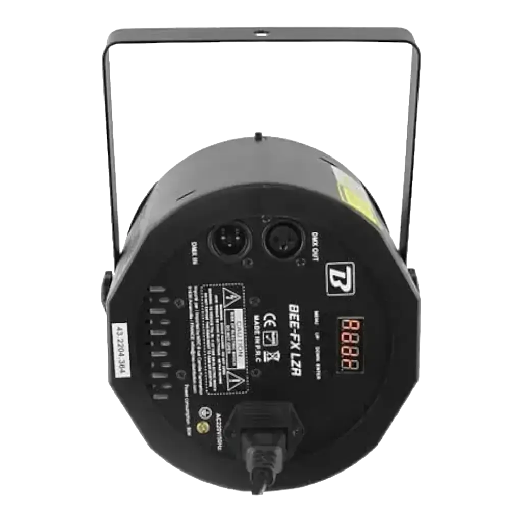 BoomTone DJ 2 in 1 effetto LED rotante e laser - BEE-FX LZR