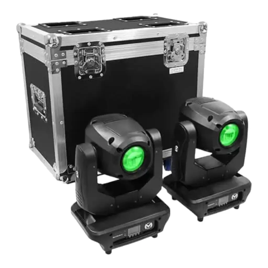 2 teste Mac Mah Beam con Flight Case - MAC BEAM1R-FC