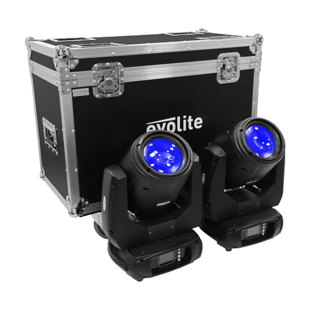 Set di 2 lira a testa mobile con valigetta per il volo Raggio mobile 7RSET