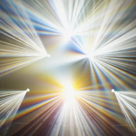 Set di 2 lira a testa mobile con valigetta per il volo Raggio mobile 7RSET