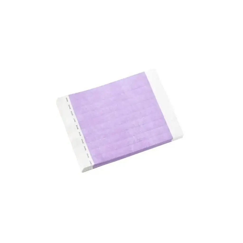 Braccialetto in Tyvek® Carta viola senza segni