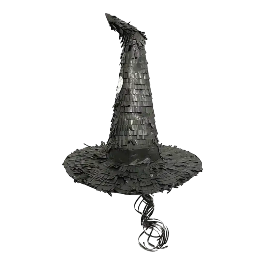 Cappello da strega tira pignatta nero